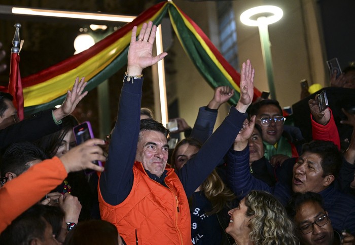 Rodrigo Paz, celebra los resultados de las elecciones presidenciales, el 17 de agosto, en La Paz, Bolivia. · Foto: Martin Bernetti / AFP Rodrigo Paz, celebra los resultados de las elecciones presidenciales, el 17 de agosto, en La Paz, Bolivia. · Foto: Martin Bernetti / AFP