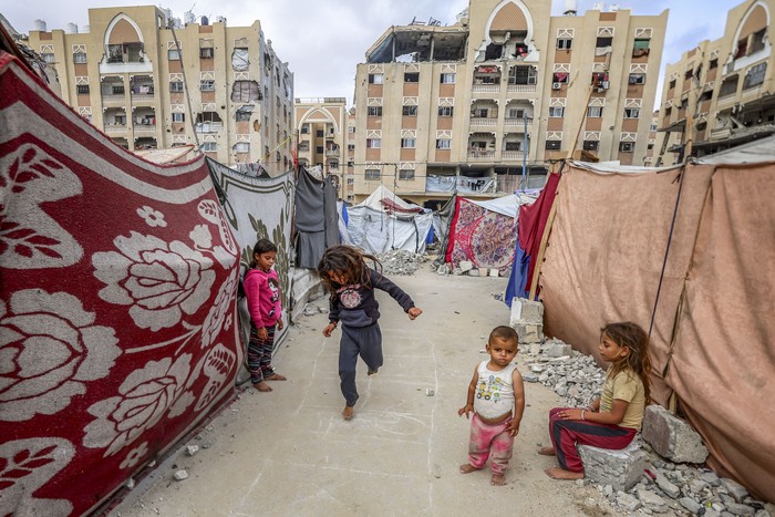 El 6 de octubre, al sur de la Franja de Gaza. · Foto: Omar Al-Qattaa, AFP El 6 de octubre, al sur de la Franja de Gaza. · Foto: Omar Al-Qattaa, AFP