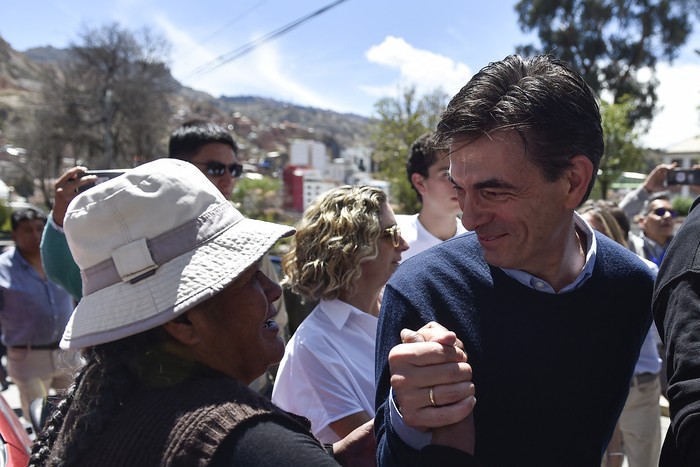 Rodrigo Paz, durante la segunda vuelta de las elecciones presidenciales, el 19 de octubre, en La Paz. · Foto: Jorge Bernal, AFP. Rodrigo Paz, durante la segunda vuelta de las elecciones presidenciales, el 19 de octubre, en La Paz. · Foto: Jorge Bernal, AFP.