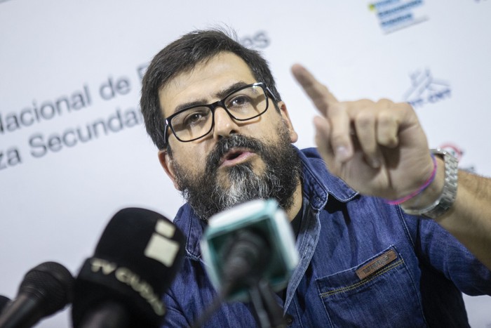 Emiliano Mandacen, en la sede de Fenapes. (archivo, 2022) · Foto: Ernesto Ryan Emiliano Mandacen, en la sede de Fenapes. (archivo, 2022) · Foto: Ernesto Ryan