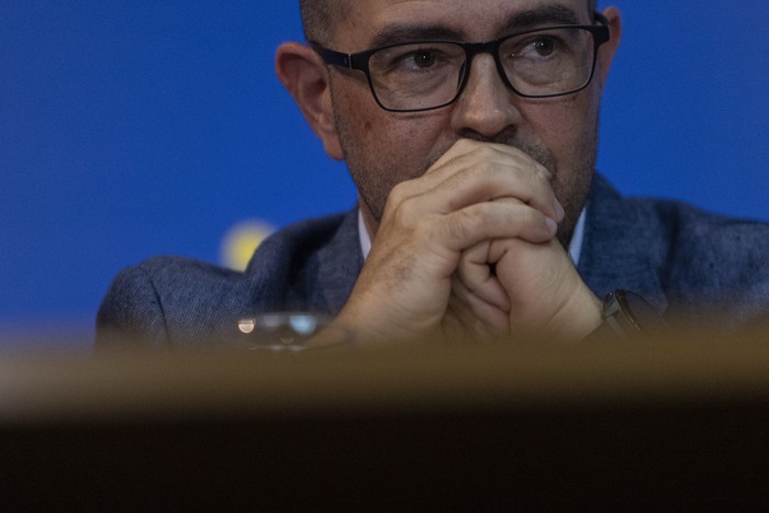 Álvaro Danza, en la sede de ASSE (archivo, abril de 2025). · Foto: Ernesto Ryan Álvaro Danza, en la sede de ASSE (archivo, abril de 2025). · Foto: Ernesto Ryan