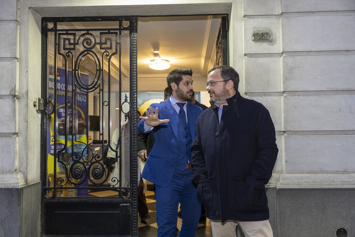 Andrés Ojeda y Felipe Schipani, en La Huella de Seregni (archivo, julio de 2025). · Foto: Rodrigo Viera Amaral Andrés Ojeda y Felipe Schipani, en La Huella de Seregni (archivo, julio de 2025). · Foto: Rodrigo Viera Amaral