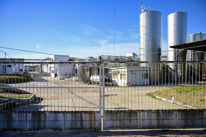 Cierre de la planta de Lactalis en Cardona. · Foto: Ignacio Dotti Cierre de la planta de Lactalis en Cardona. · Foto: Ignacio Dotti