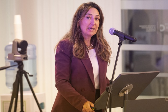 Mónica Chao, durante un evento el 10 de setiembre, en el Centro de Formación de la Cooperación Española. · Foto: Alessandro Maradei Mónica Chao, durante un evento el 10 de setiembre, en el Centro de Formación de la Cooperación Española. · Foto: Alessandro Maradei