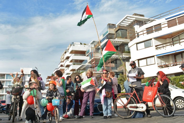 Movilización en apoyo a Palestina, en Maldonado.(archivo, setiembre de 2025) · Foto: Virginia Martínez Díaz Movilización en apoyo a Palestina, en Maldonado.(archivo, setiembre de 2025) · Foto: Virginia Martínez Díaz