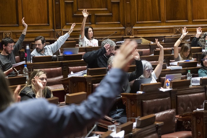 Durante una votación del presupuesto en la Cámara de Representantes (archivo, octubre de 2025). · Foto: Alessandro Maradei Durante una votación del presupuesto en la Cámara de Representantes (archivo, octubre de 2025). · Foto: Alessandro Maradei