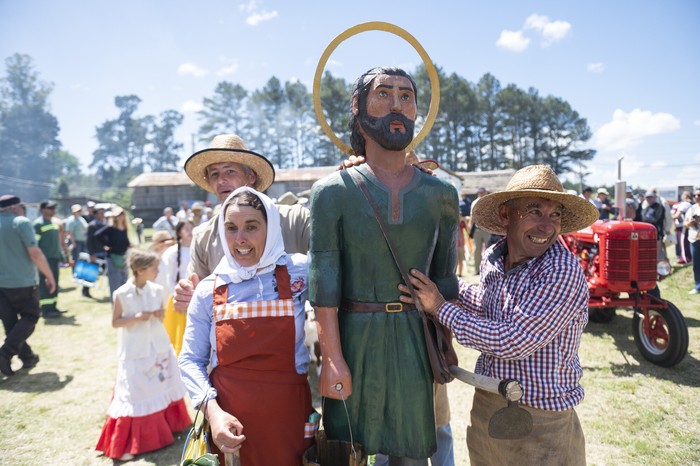 Durante la fiesta de la Fiesta de la Chacra, en San Jacinto. · Foto: Alessandro Maradei Durante la fiesta de la Fiesta de la Chacra, en San Jacinto. · Foto: Alessandro Maradei