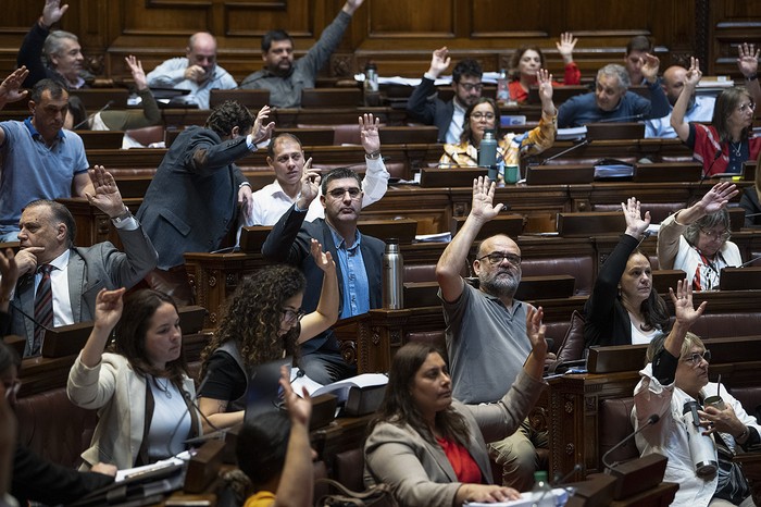 Tratamiento del presupuesto en la Cámara de Diputados. · Foto: Gianni Schiaffarino Tratamiento del presupuesto en la Cámara de Diputados. · Foto: Gianni Schiaffarino