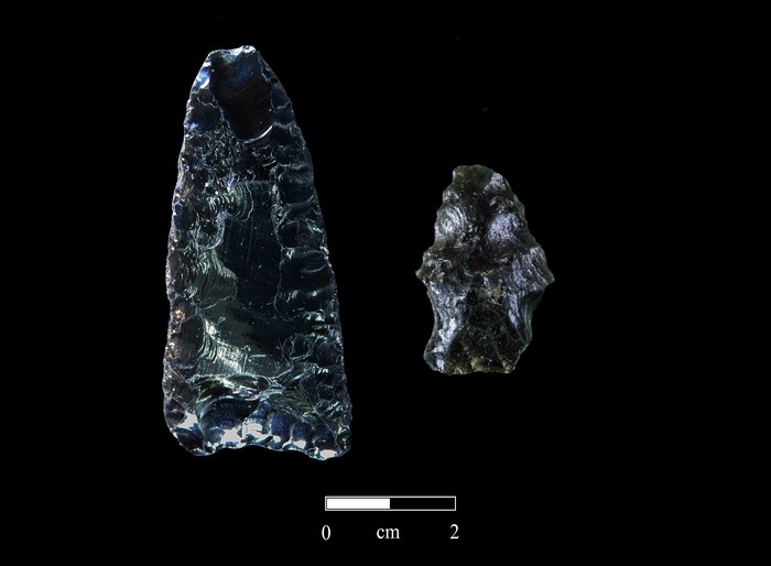 Puntas de obsidiana del Río Negro medio - Foto gentileza de Rafael Suárez Puntas de obsidiana del Río Negro medio - Foto gentileza de Rafael Suárez