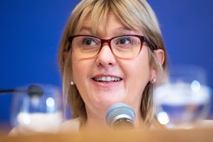 Cristina Lustemberg (archivo, octubre de 2025). · Foto: Gianni Schiaffarino Cristina Lustemberg (archivo, octubre de 2025). · Foto: Gianni Schiaffarino